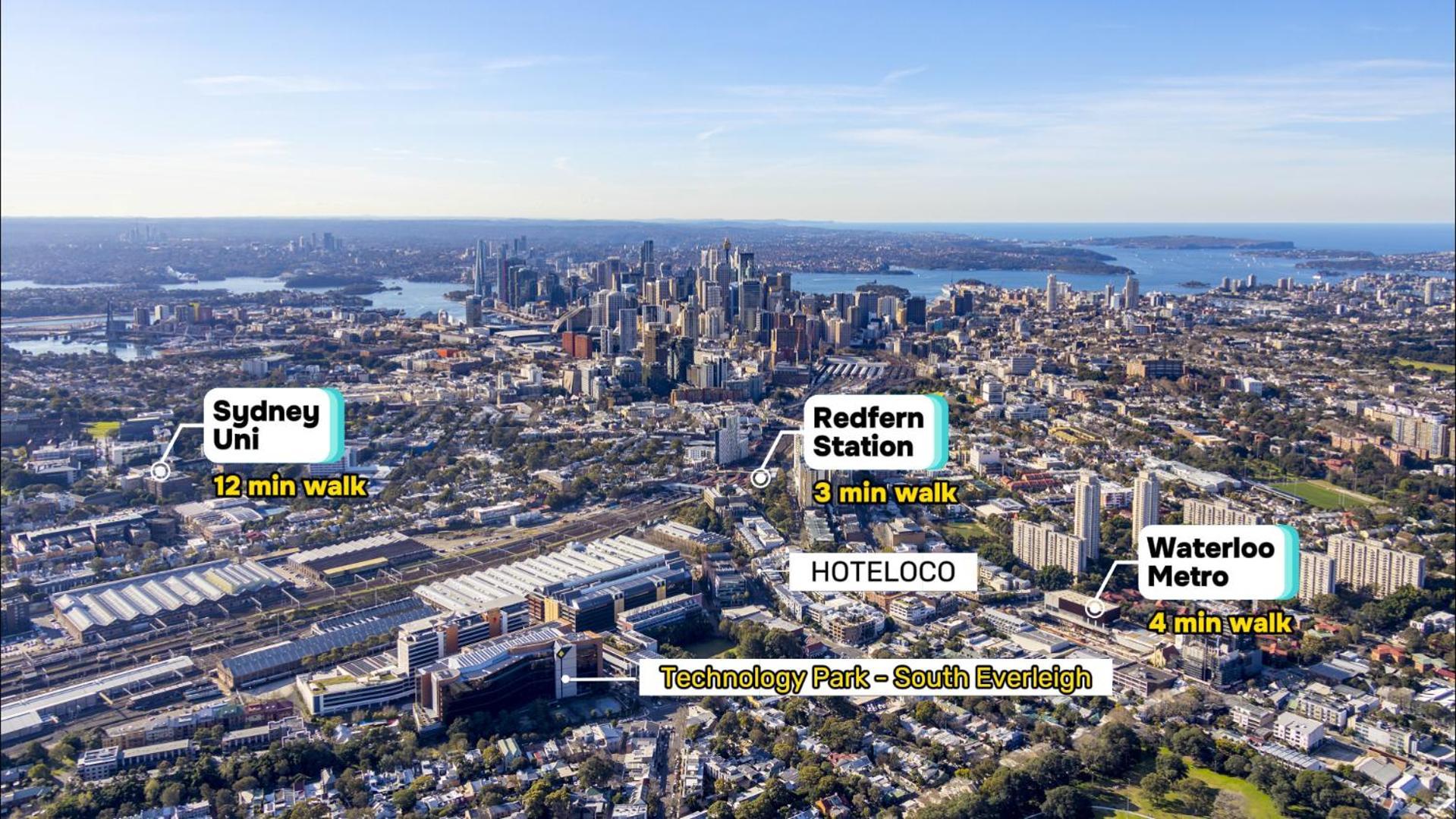 Hoteloco Sydney Buitenkant foto